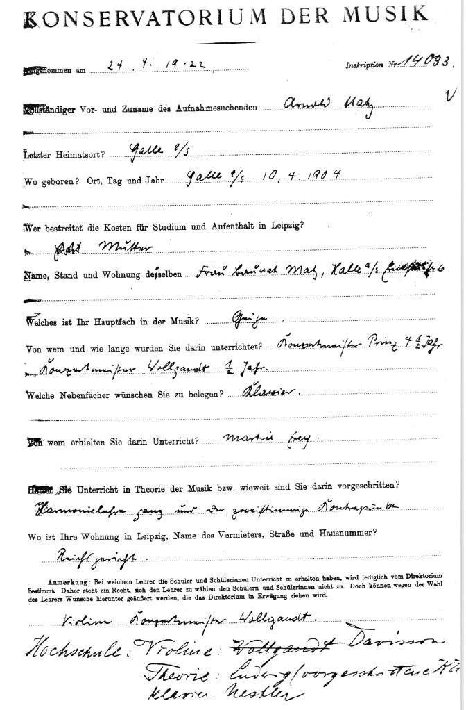 Aufnahmeersuchen-Musikkonservatorium